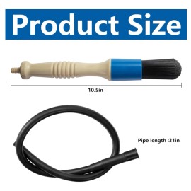 DECOHS FlowThru Parts Washer Brush Parts Cleaning Brush 31 Inch Long Hose Part Cleaner
