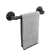 Livabber Industrial Pipe Towel Bar, Rustic Iron Decor Bathroom Hardware