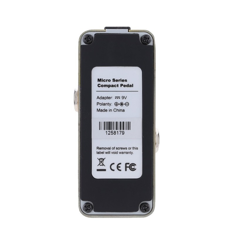 Guitar Pedal, Yellow Comp Mini Optical Compressor Effect Pedal for