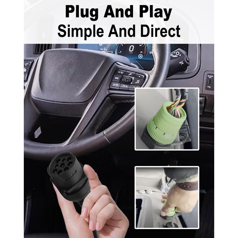 CAN 3-CAN 1 Crossover Cable Fit for Paccar Peterbilts Kenworths