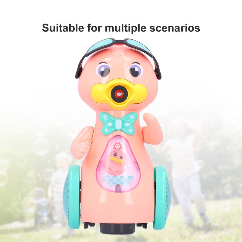 Kid's Electric Bubble Machine Automatic Bubble Maker Cartoon Duck Bubble