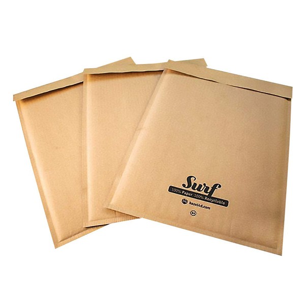 GoSecure Size G4 Surf Kraft Paper Mailer 240 mm x 330 mm (Pack of 100) SURFG4K