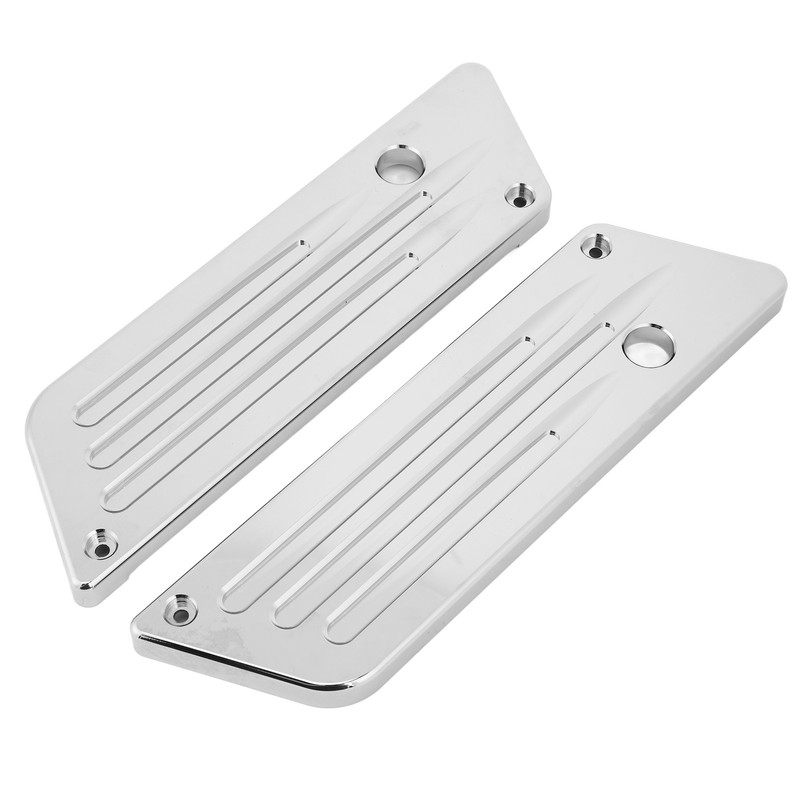 2 Pcs Saddlebag Latch Covers Saddle Bag Outer Lid Hinge