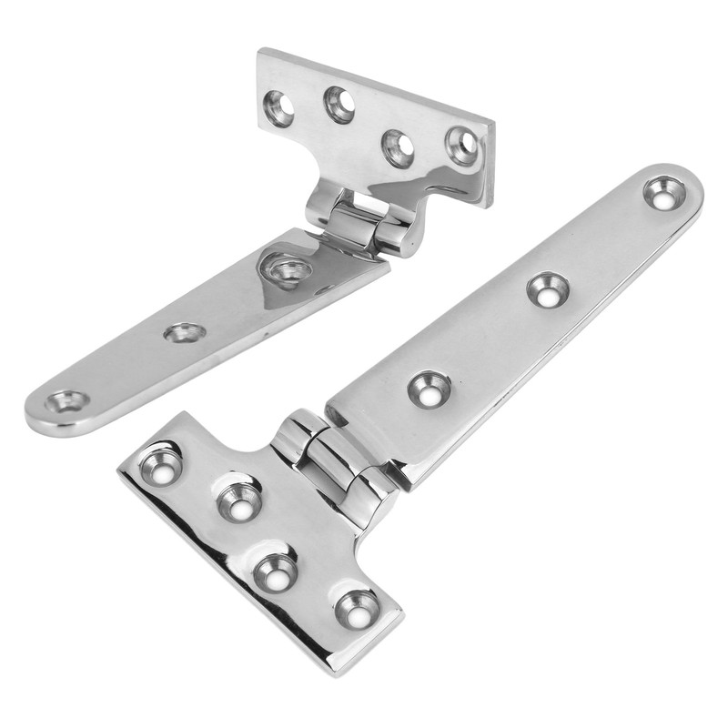 2pcs T shape Door Hinge 316 Stainless Steel Heavy Duty