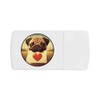 'Pug Love Note' Pill Box with Tablet Splitter (PI00034181)