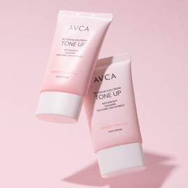Abka [Abca][1+1] Tone-up no-sebum sunblock sunscreen SPF50+ PA++++ 35ml / [아브카][1+1] 톤업 노세범 무기자차 선크림 SPF50+ PA++++ 35ml