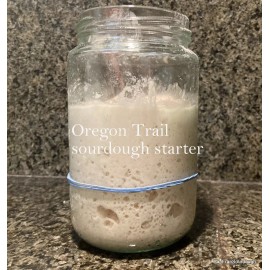 SanFranSourdough Sourdough starter bread San Francisco/ Oregon Trail, DRY/ LIQUID razor blade kit - Liquid - Oregon Trail 1 razor blade