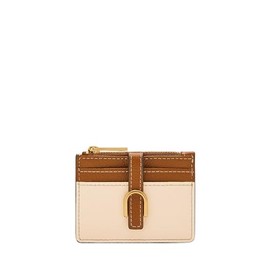 Fossil Vada SL10055103 LiteHide Leather Women's Zip Wallet, White, Casual