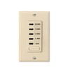 Intermatic EI200 5/10/15/30 Minute Electronic in-Wall Countdown Auto-Off Timer, Ivory