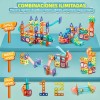 Nayumi Bloques De Construcción Magnéticos Juguete Para Niños 110pcs