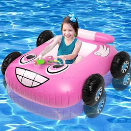 Float Ring, For Babies, Children, Float, For Children, Float, Baby Boat, Foot Mount, Water Play, Exquisite, Swimming, Ocean, Pool, Car Shape, Cute, Summer Days, Water Play, Sea, Pool, Outdoor, Float, Birthday, Swimming Aid, Unisex, Heat Protection, Toy, 