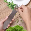 Stainless Steel Leaf Herb Stripper, LooseLeaf Kale, Chard, Collard Greens