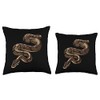 Snake Ball Python Throw Pillow