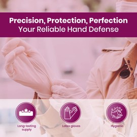 Cansoft Latex Gloves Powder Free 100 Pcs/Box (can soft large)