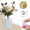 150PCS Dazzling Clear Ice Rocks,Fake Crushed Ice Rocks,Fake Gold,Plastic Gems