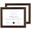 FLYJOE 8.5x11 Diploma Frame 2Pack for 8.5x11 Certificate|Document|Degree|Pictures with HD