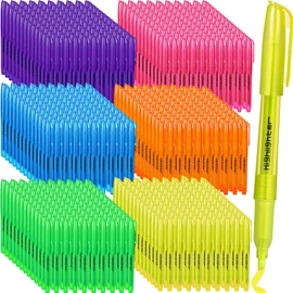 Thenshop 480 Pcs Highlighter Assorted Colors Bulk for Classroom Colorful Highlighter Markers Pack Chisel Tip Fluorescent Pens for Office School Teacher Supplies