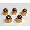 working class choppers 5 24k GOLD PLATED STEEL ACORN NUTS