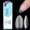 TOMICCA Nail Tips, 360 Pieces, Full Cover Soft Gel Tips,