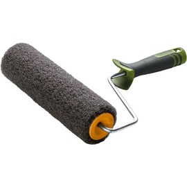 Professional Roller Spatula Roller 25 cm with 2K Bracket | Spatula Roll Structural Roller for Roll Plaster | 2K Bracket Made of Galvanised Steel | Spatula Roller Spatula Tool for Painting Plaster