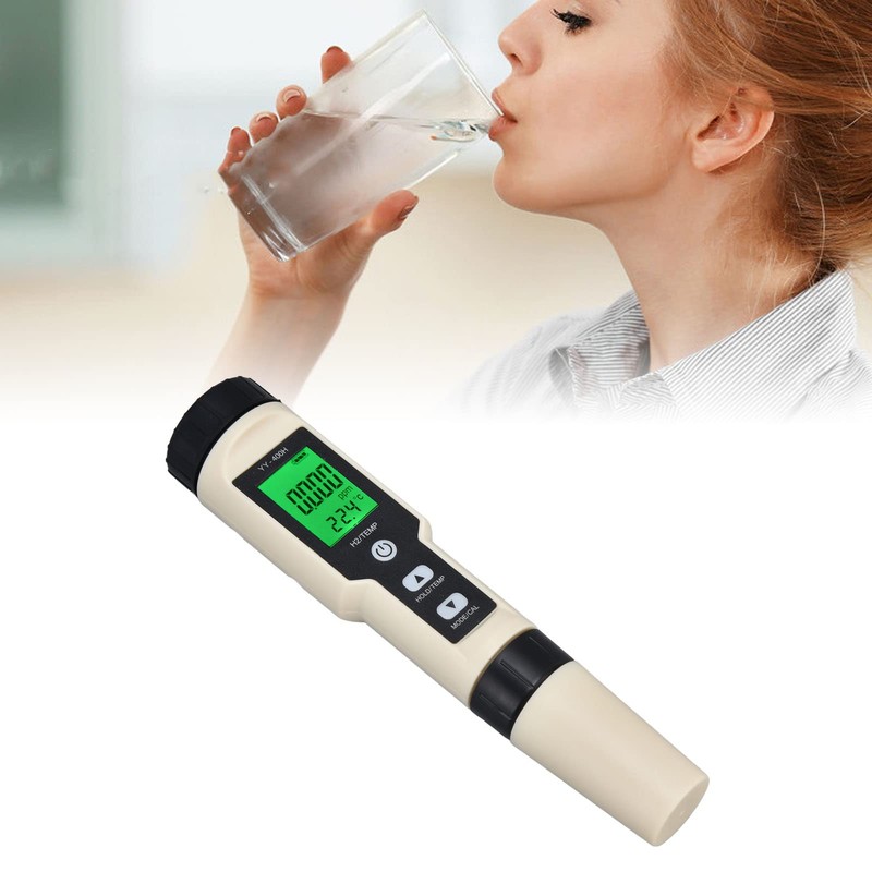 Digital Hydrogen Meter, High Accuracy Pen Type H2 Meter Water