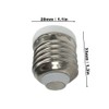 DZYDZR 10 bombillas E26/E27 a E12 adaptador convertidor de bombillas