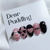 [Handmade Nail Tips] Pink Cow Nail Tips - Petit Almond