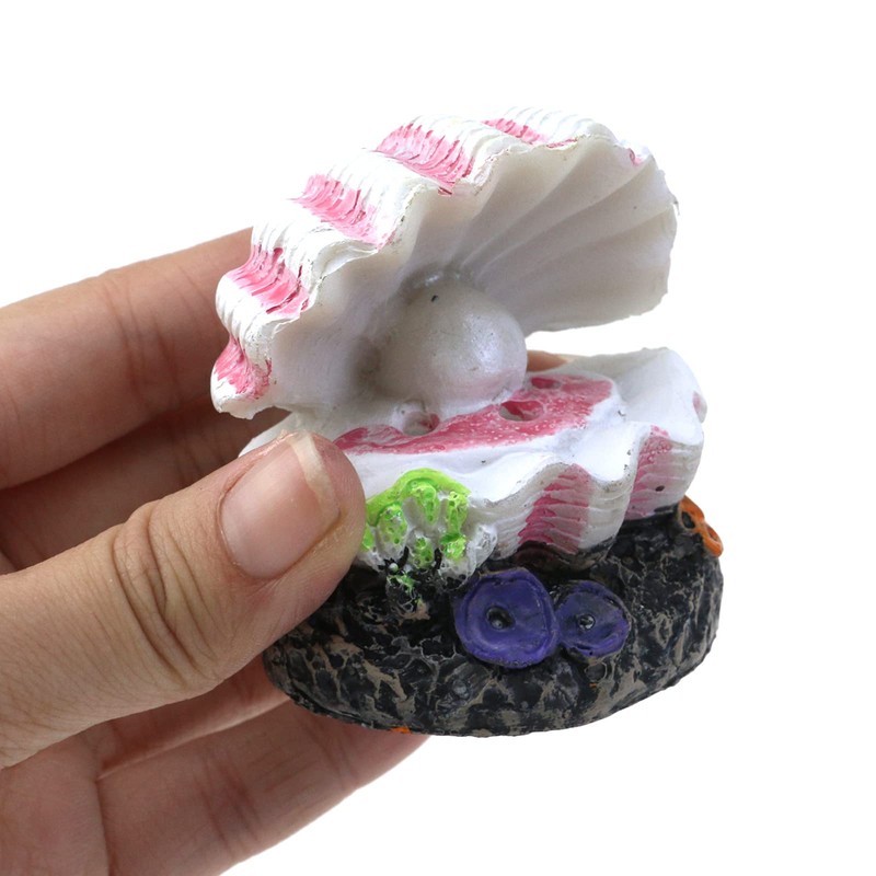Tighall Aquarium Volcano with Air Stone Bubbler Volcano Ornament Fish