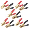 5Pair Alligator Clips Electrical, 50A 3.1inch Heavy Duty Insulated Pure