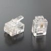 Telephone Cord for Modular Cables RJ11/12 Modular Plug Connector 6