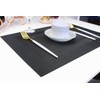 Panda Palm Vinyl Placemats Set of 6 Vinyl Heat-Resistant Table