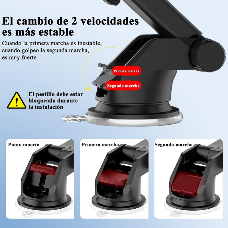 Soporte Celular para Auto Amzatek Universal 3 en 1 con