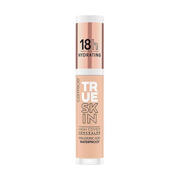Catrice True Skin High Cover Concealer, No. 018, Nude, Anti-Pimple, Moisturising, Natural, for Dry Skin, Vegan, Oil-Free, Alcohol-Free, Paraben-Free, Pack of 1 (4.5 ml)
