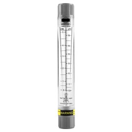 Flow Meter Pipeline Flowmeter Tube Type for Gas Water Industrial Field Measurement 0.5-5 GPM / 1.8-18 LPM