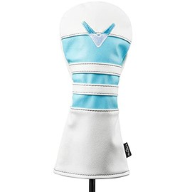 Callaway Golf 2020 Vintage Headcover (White/Light Blue/Navy, Fairway Wood)