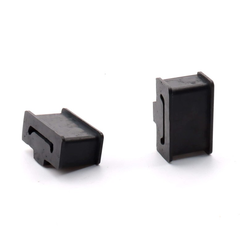 1 Pair Rubber Muffler Mount Compatible with Harley Touring Road