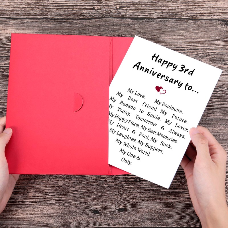 Valentines Day Gifts for Men Women Him Her Anniversary Card