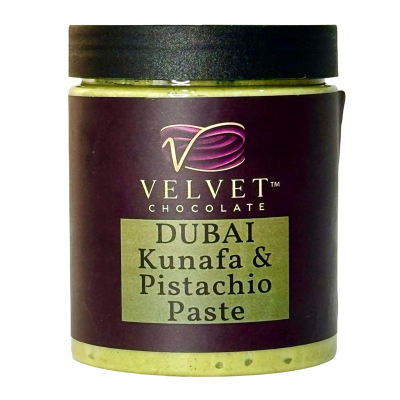 Pistachio and Kunafa Filling. Dubai Chocolate Pistachio Cream with Crispy