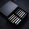 Jstyle 12 Pcs Tie Clips Set for Men Tie Bar