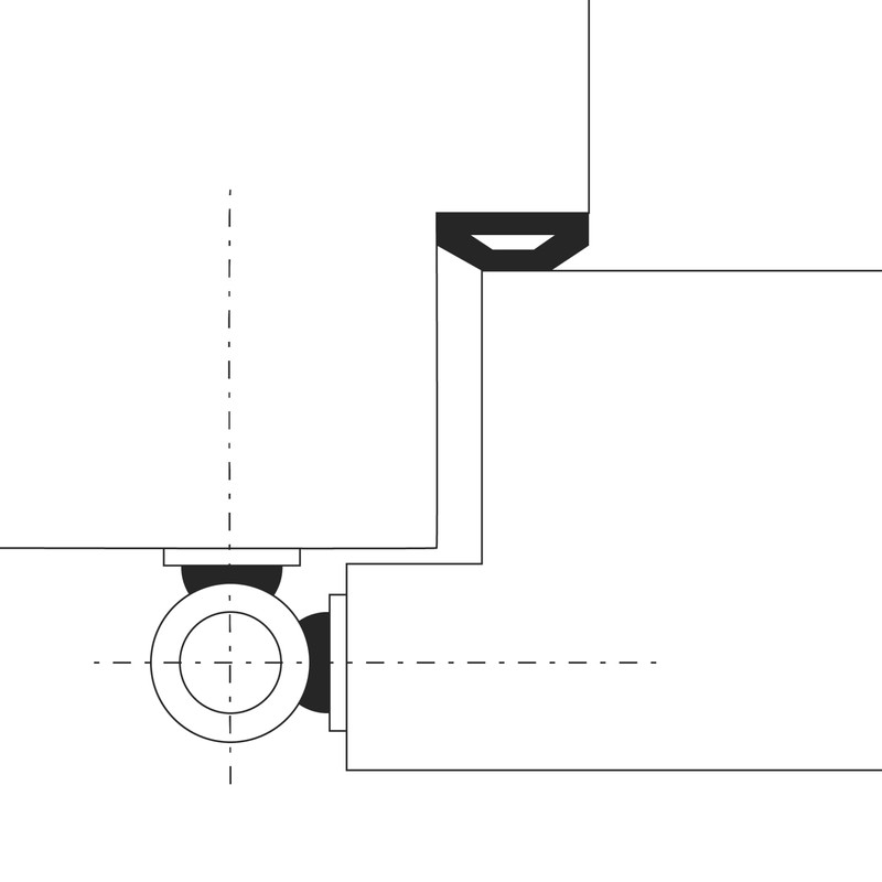 Gedotec® Renovation hinges, surface-mounted hinges, door hinges for internal doors