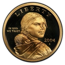 2004-S Sacagawea Dollar - Gem Proof DCAM X-568