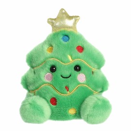 Aurora® Festive Palm Pals™ Douglas Christmas Tree™ Stuffed Animal - Fun Collectible Plush for Kids and Adult Collectors - Perfect for Holiday Decorations or Gifts - Green 5 Inches