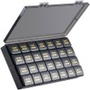 Monthly Pill Organizer, 28 Day Pill Box 1 Time a
