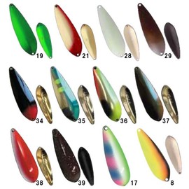 Rodiocraft NOA-G 8.0g #17 Green Rainbow Silver Back