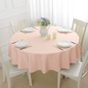 Romanstile Round Waterproof Tablecloth, Stain Resistant Washable Table Cloths Wrinkle
