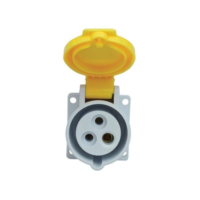 Faithfull FPPPANSOC16 Panel Socket 16 A 110 V IP44