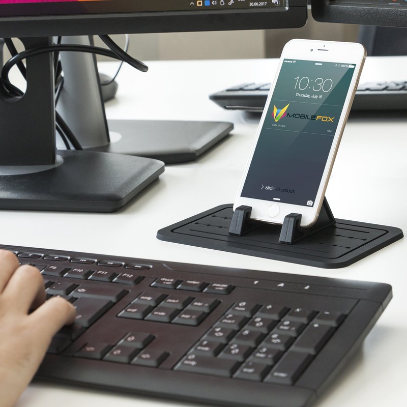 mobilefox® Car Non-Slip Mat Pad Silicon Holder Dashboard Stand for