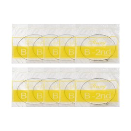 Soundspire 10-Pack Acoustic Guitar Strings, B-2nd Light Tension Brass Wound (Corrosion-Resistant, Bright Well-Balanced Tone B)