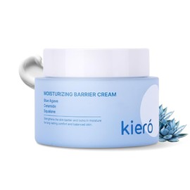 KIERO - Crema Hidratante Facial con Ceramidas, Agave Azul y Escualano - Hidratante Facial Coreana para Piel Grasa, Mixta y Seca - Crema Humectante, Ba