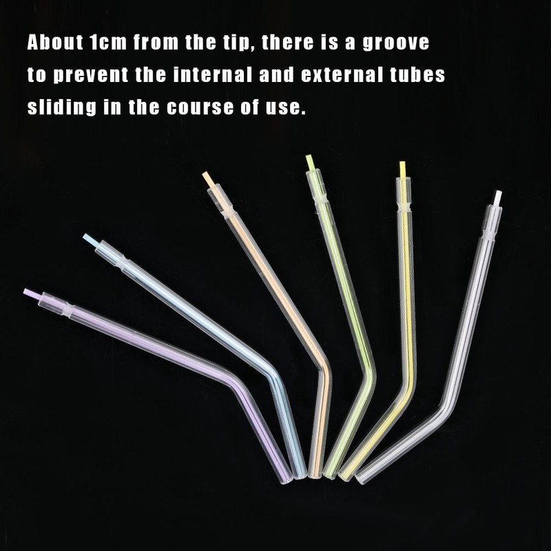 200pcs Dental Disposable Air Water Spray Nozzles Tips Tubes For